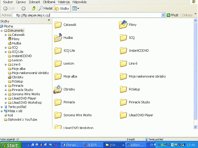 N�vod k FTP p�ipojen�