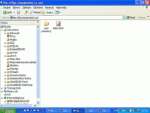 N�vod k nastaven� FTP p�ipojen�
